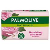 PALMOLIVE NATURALS NÄHRENDE SENSATIONSMILCH- UND ROSENBLOCKSEIFE 90 G